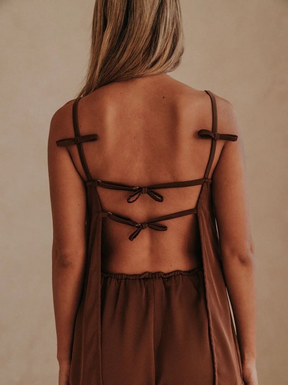 Never Worn, tags on: SABO Kinsley Jumpsuit - Chocolate